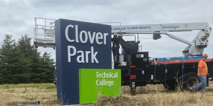 Clover Park Tech Entry Sign 